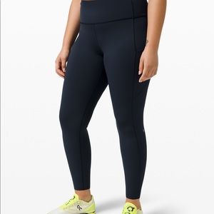 Lululemon Fast and Free 25” Reflective in Navy